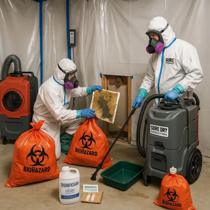 Contaminated Water Handling Protocols process in Concord, MI