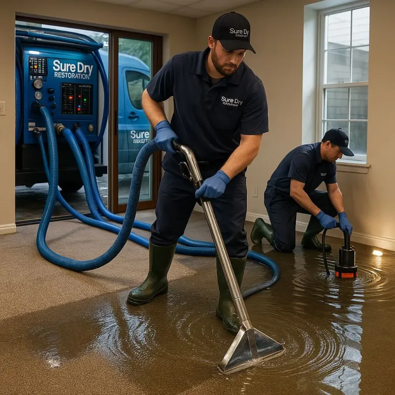 Water Extraction and Removal process in Concord, MI